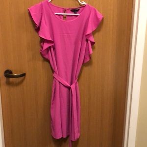 Banana Republic Size Medium Pink Tie Waist Dress